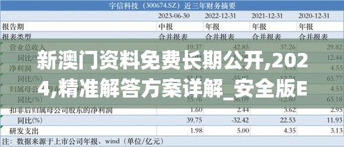 新澳门资料免费长期公开,2024,精准解答方案详解_安全版EJU39.983