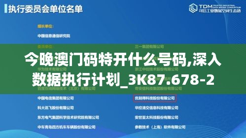 今晚澳门码特开什么号码,深入数据执行计划_3K87.678-2