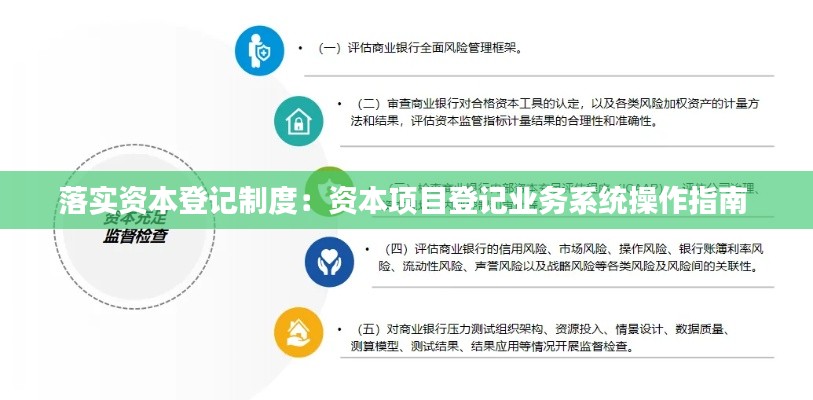 落实资本登记制度：资本项目登记业务系统操作指南 