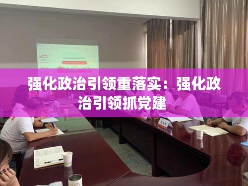 强化政治引领重落实：强化政治引领抓党建 