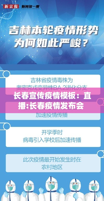 长春宣传疫情模板：直播:长春疫情发布会 