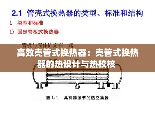 高效壳管式换热器：壳管式换热器的热设计与热校核 