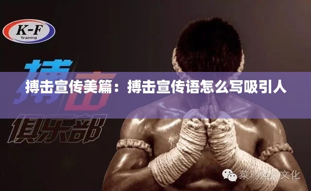 搏击宣传美篇:搏击宣传语怎么写吸引人