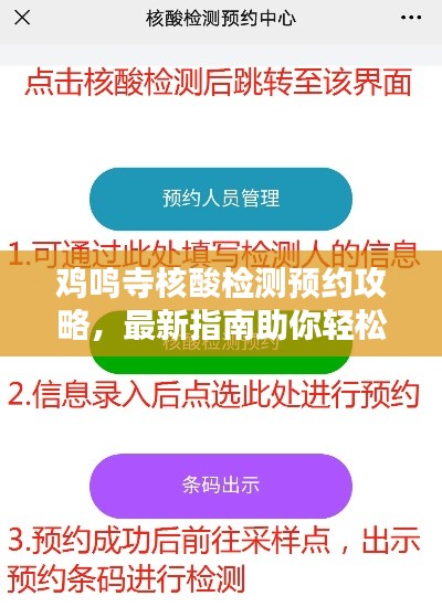 鸡鸣寺核酸检测预约攻略，最新指南助你轻松预约